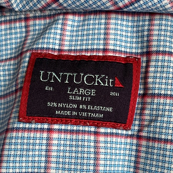 NWOT UNTUCKit Men’s Button-up Shirt - Picture 2 of 4